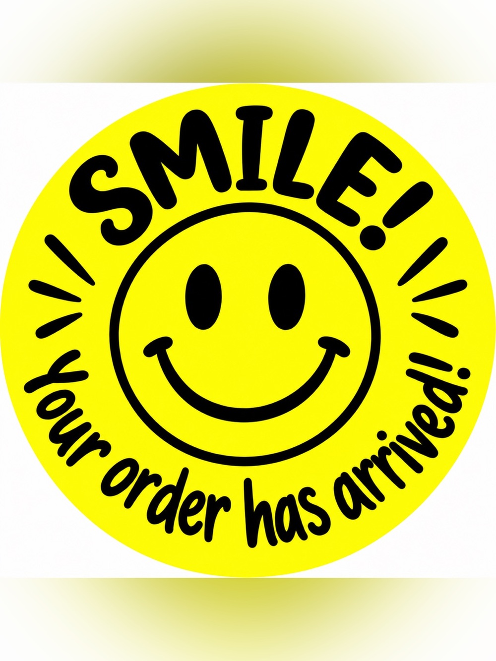 SMILE! 2” Stickers, BUY NOW, 50 Stickers